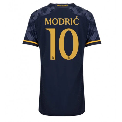 Real Madrid Luka Modric #10 Bortedrakt Kvinner 2023-24 Kortermet Real Madrid Luka Modric #10 Bortedrakt Kvinner 2023-24 Kortermet